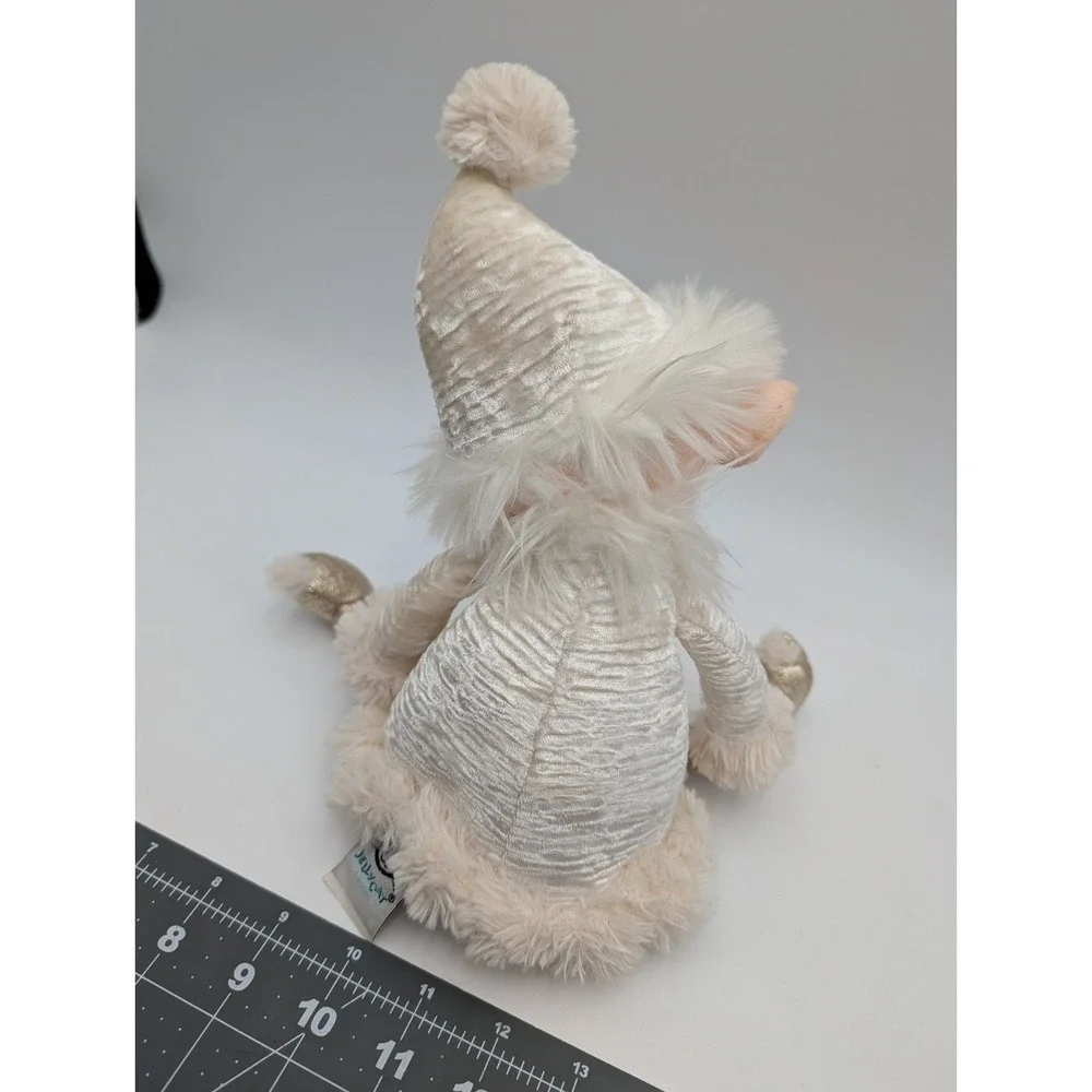 Jellycat Snowflake Elf Plush White Gold 14 Inch Stuffed Animal Toy